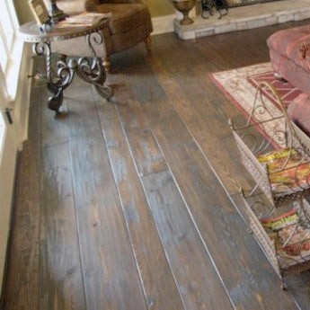 Reclaimed Heart Pine Distressed Engineered