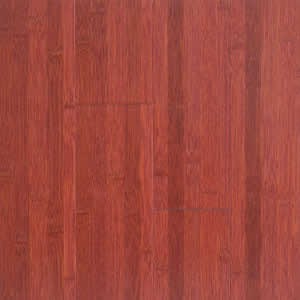 Stained Cherry Horizontal Bamboo Flooring Wide Plank