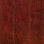 Cherry Hand Sculpted Mullican Flooring 2-1/4 Mocha