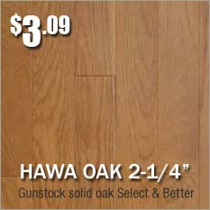 Hawa prefinished white oak solid wood floors